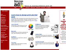 Tablet Screenshot of designyourad.com